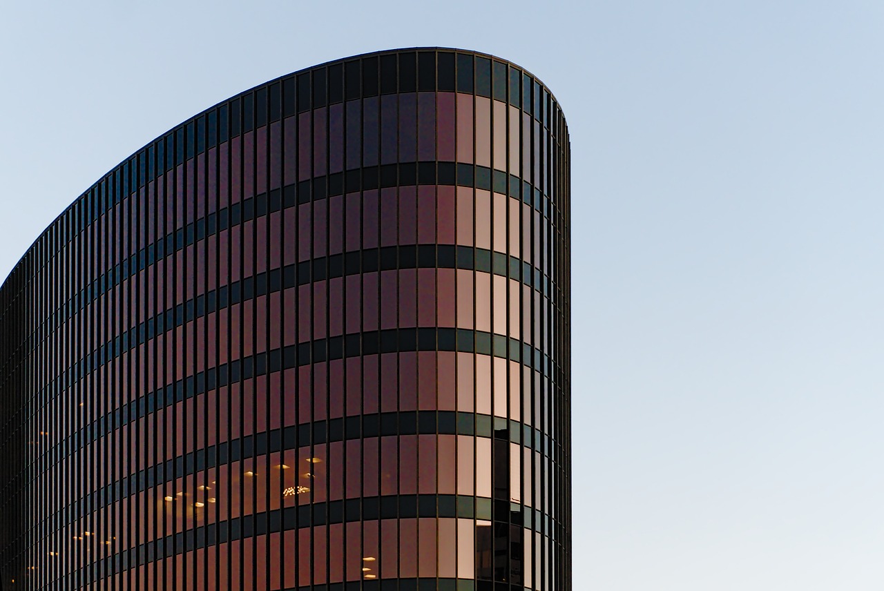 Building, architecture, modern building — Overcoming Credit Challenges: Securing $5000 Personal Loans with Bad Credit