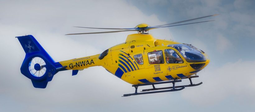 air ambulance North Staffordshire